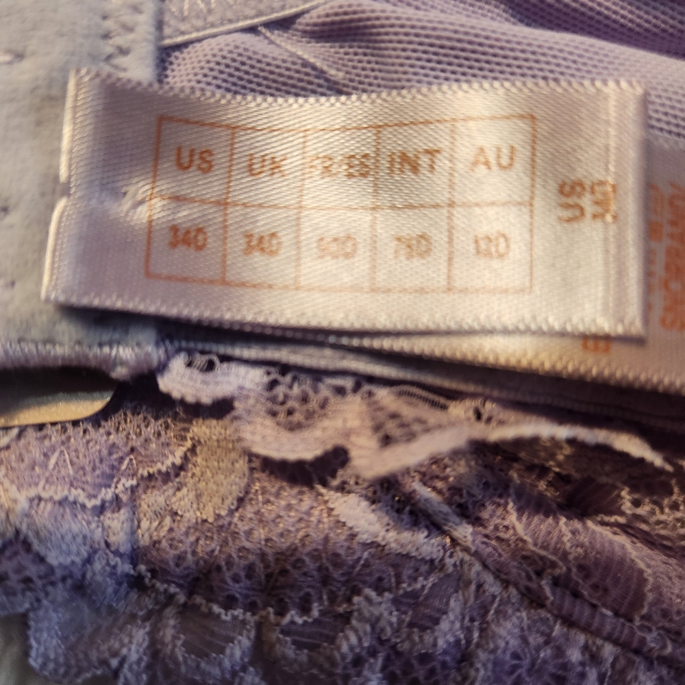 Savage X Fenty Lace Bra in Light Purple - Picture 9 of 14
